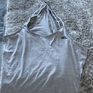Adidas Criss-Cross Keyhole Workout Top. Size XL